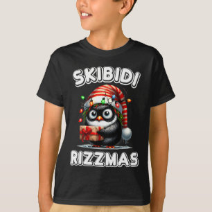 Camiseta Skibidi Rizzmas Divertido Gen Alpha Argot Navidad