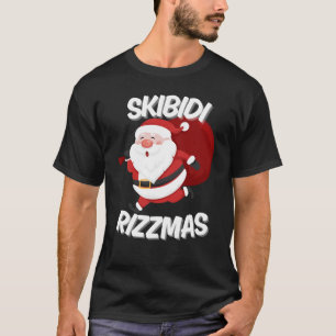 Camiseta Skibidi Rizzmas Funny Santa Clause Navidades