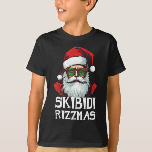 Camiseta Skibidi Rizzmas Navidad Rizz Santa Claus Carisma