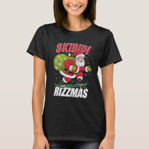 Camiseta Skibidi Rizzmas Navidad Rizz Santa Claus Carisma