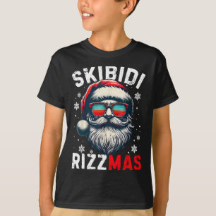 Camiseta Skibidi Rizzmas Navidad Rizz Santa Claus Carisma