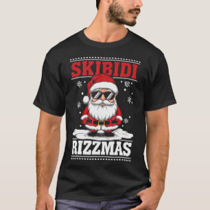 Camiseta Skibidi Rizzmas Navidades divertidos de jerga gene