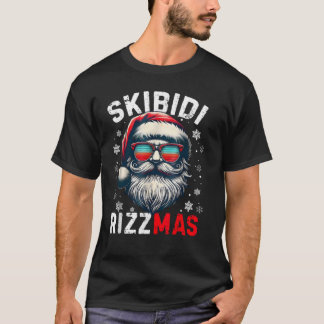 Camiseta Skibidi Rizzmas Navidades Rizz Santa Claus