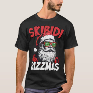 Camiseta Skibidi Rizzmas Navidades Rizz Santa Claus