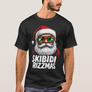 Camiseta Skibidi Rizzmas Navidades Rizz Santa Claus