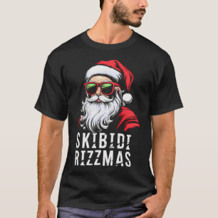 Camiseta Skibidi Rizzmas Navidades Rizz Santa Claus