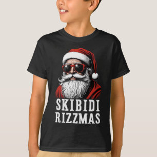 Camiseta Skibidi Rizzmas Navidades Rizz Santa Claus Xmas Pa