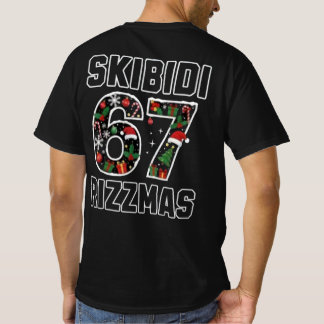 Camiseta Skibidi Six Seven Rizzmas Funny Christmas 2025 Mem
