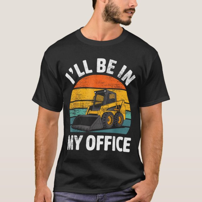 Camiseta Skid Steer Operator Construction Heavy Equipment J (Anverso)