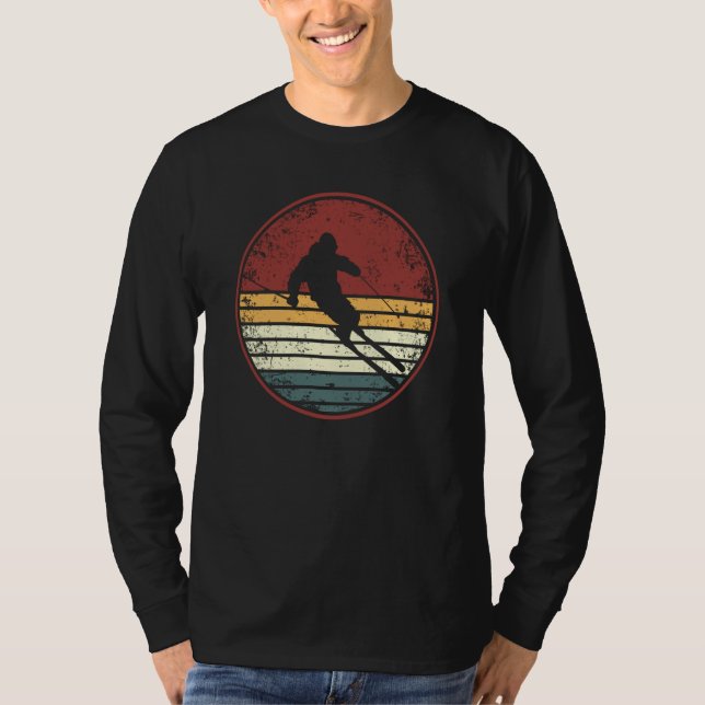 Camiseta Skiers ski tours cross country skiing mountains de (Anverso)