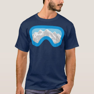 Camiseta Skiing or Snowboard Goggle 