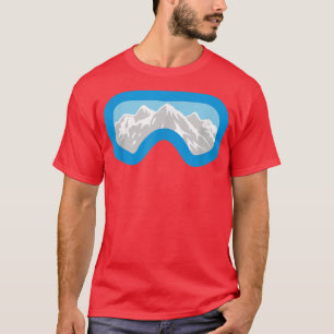 Camiseta Skiing or Snowboard Goggle