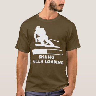 Camiseta Skiing Skills Loading Bar