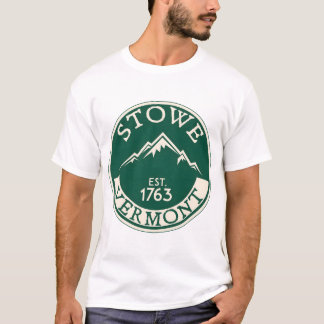 Camiseta SKIING STOWE VERMONT SKI MOUNTAINS SNOWBOARD � Spi