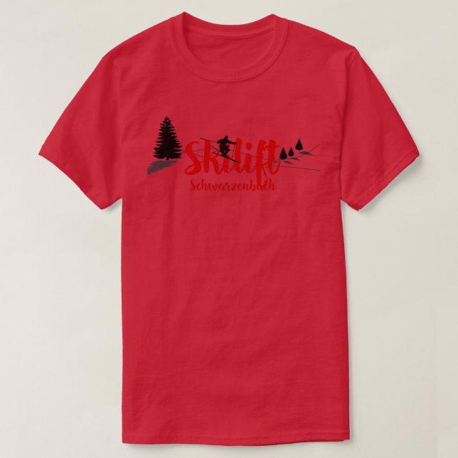 Camiseta Skilift Schwarzenbach (Diseño del anverso)