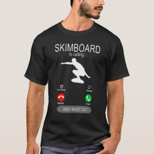 Camiseta Skimboard Llama Skimboarder Skimboa