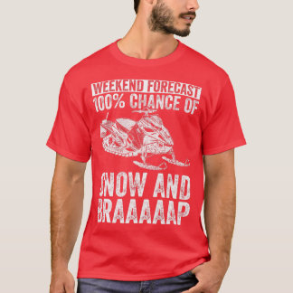Camiseta Skimobile And Snowmobile Motor Sled Riding