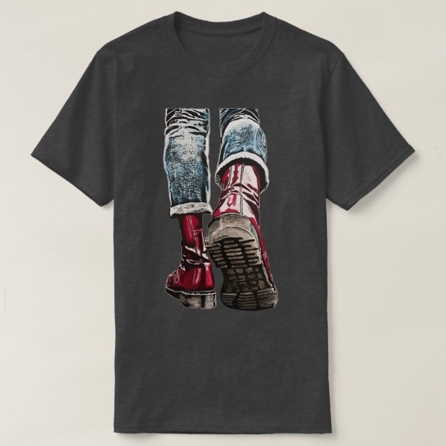 Camiseta Skinhead Boots 1 (Diseño del anverso)