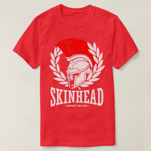 Camiseta Skinhead Helmet (Diseño del anverso)