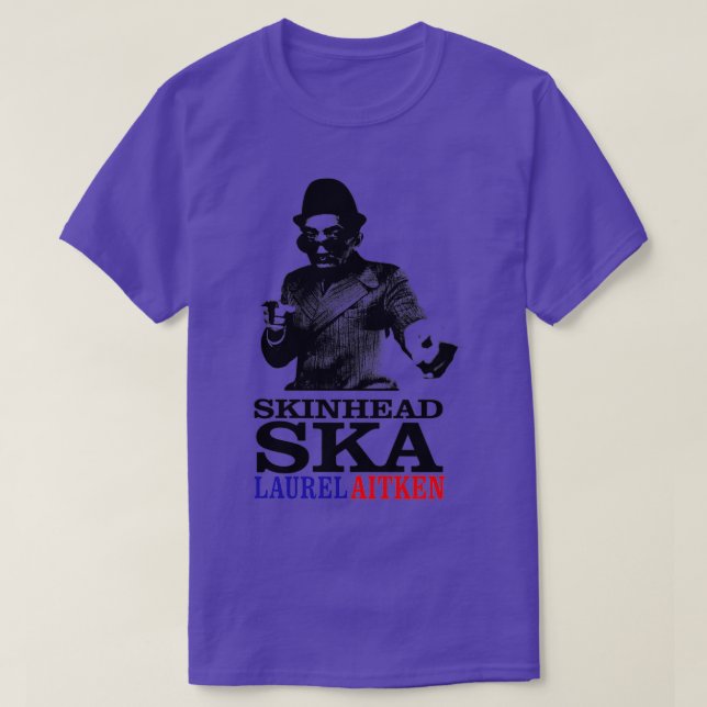 Camiseta Skinhead Ska con Laurel (Diseño del anverso)