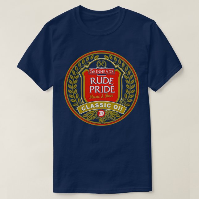 Camiseta Skinheads Rude Orgullo (Diseño del anverso)
