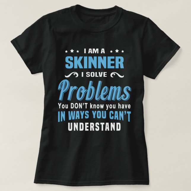 Camiseta Skinner (Diseño del anverso)