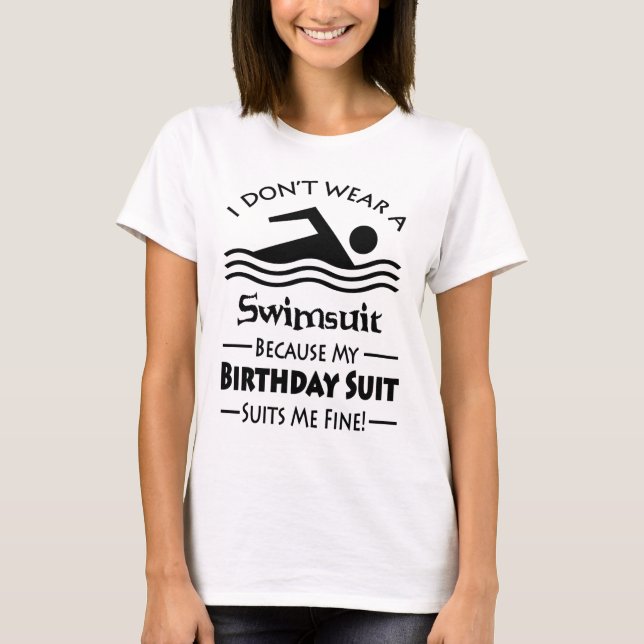 Camiseta Skinny Dipping Birthday Suite (Anverso)