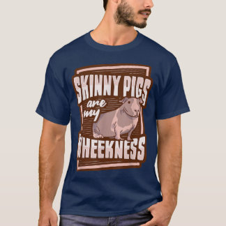 Camiseta Skinny Pig Wheek Design Para Un Lover De Cerdo De 
