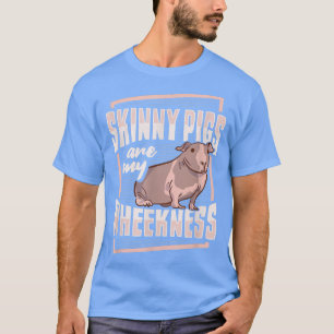 Camiseta Skinny Pig Wheel Design para un amante del cerdo g