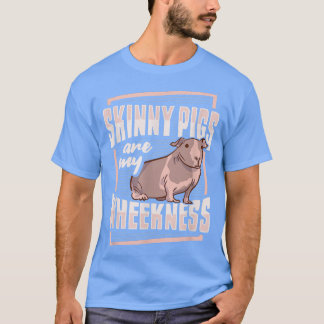 Camiseta Skinny Pig Wheel Design para un amante del cerdo g