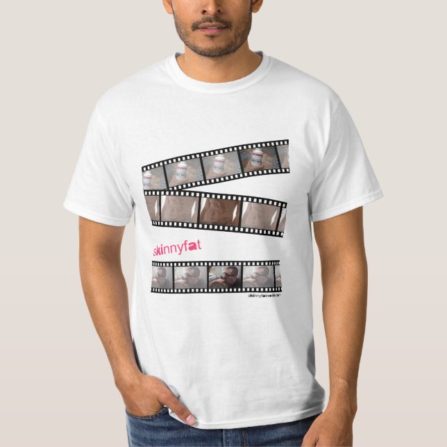 Camiseta Skinnyfat Filmstrip (Anverso)