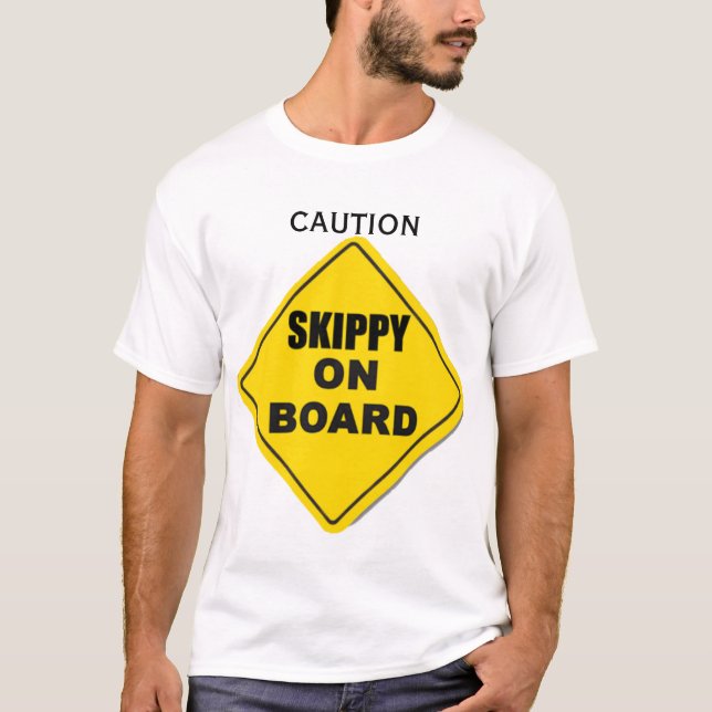 Camiseta skippy a bordo (Anverso)