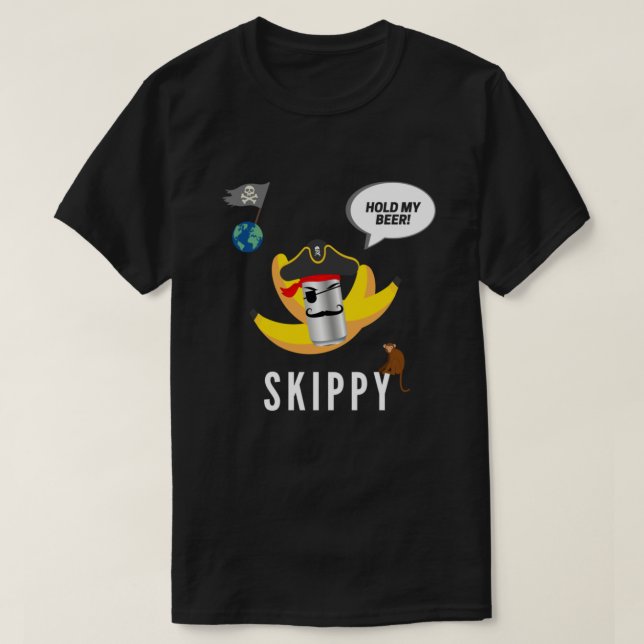 Camiseta Skippy - Sostén Mi Cerveza - Fuerza Expedicionaria (Diseño del anverso)