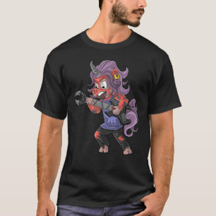 Camiseta Skirt Unicorn Rocking Unicorn Unicorn