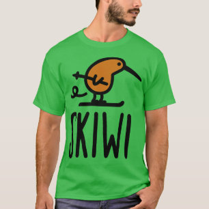 Camiseta Skiwi personalizado de aves de Nueva Zelanda