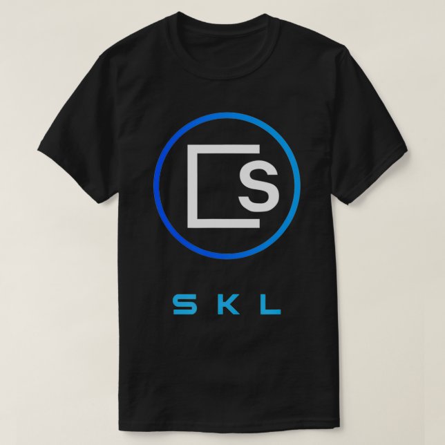 Camiseta SKL Crypto HODL SKALE Token Decentralized Finance  (Diseño del anverso)