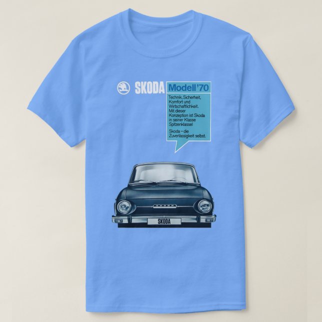 CAMISETA SKODA 1000 MB 1970  (Diseño del anverso)