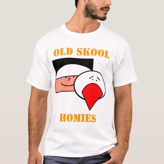 Camiseta Skool viejo Homies (Anverso)