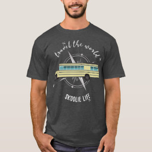 Camiseta Skoolie Life transformó el autobús escolar de vi