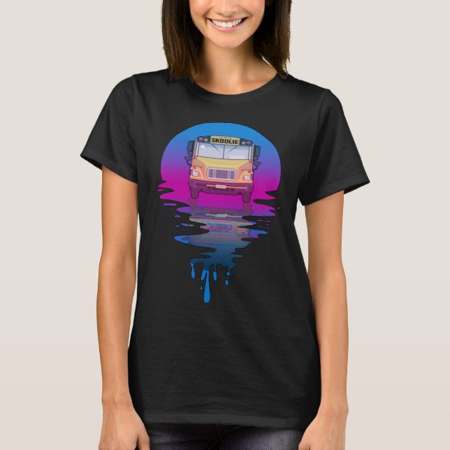 Camiseta Skoolie Retro Vintage (Anverso)