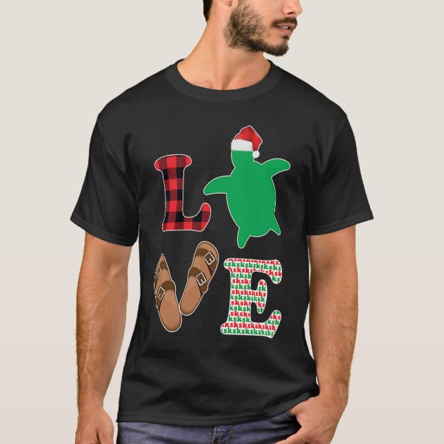 Camiseta SKSKSK And I Oop Girls Christmas Tree Turtle Holid (Anverso)