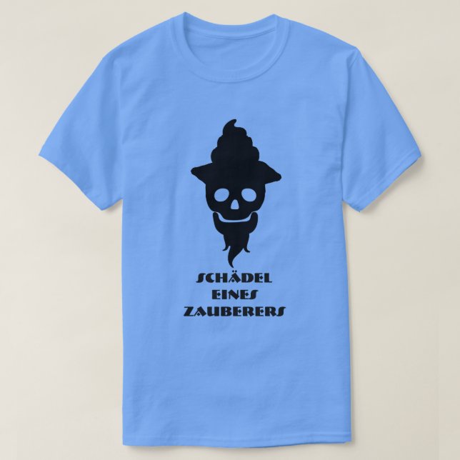 Camiseta Sku mago y texto Schädel eines Zauberers (Diseño del anverso)