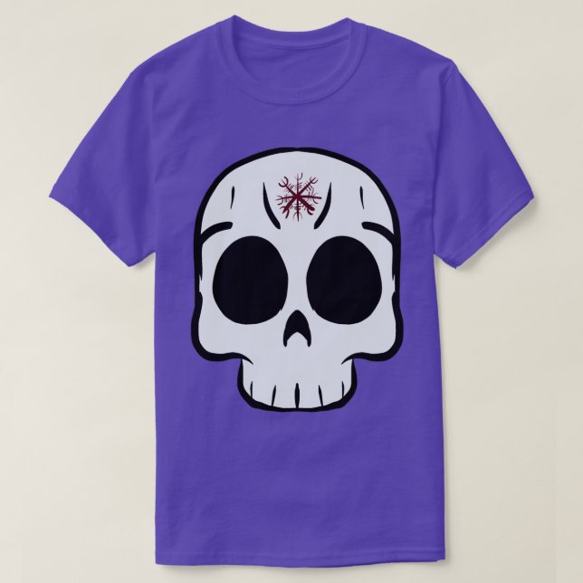 Camiseta Skull aegishjalmur (Diseño del anverso)