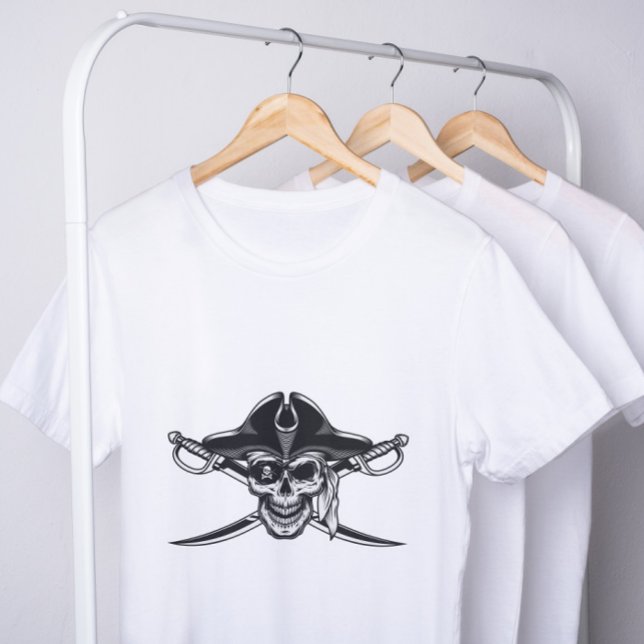 Camiseta Skull and Crossbone Jolly Roger Pirate (Subido por el creador)