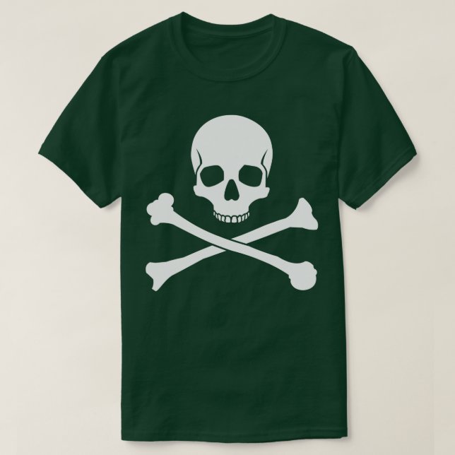 Camiseta Skull and Crossbones Pirate  (Diseño del anverso)