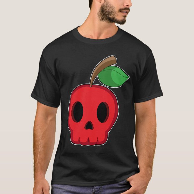Camiseta Skull Apple Halloween (Anverso)