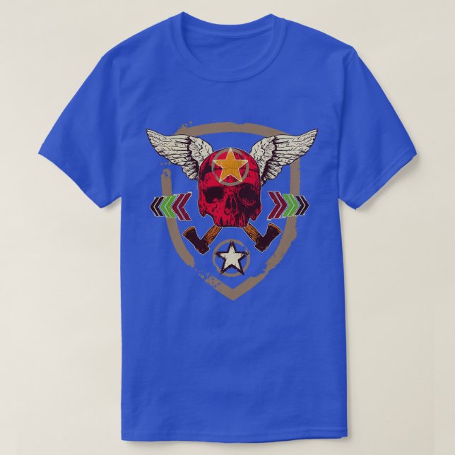 Camiseta Skull Ax (Diseño del anverso)