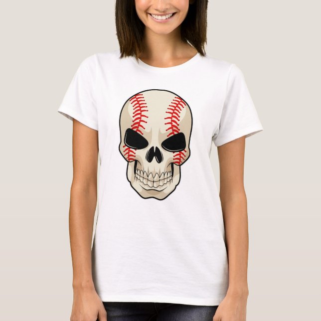Camiseta Skull Baseball Sports (Anverso)