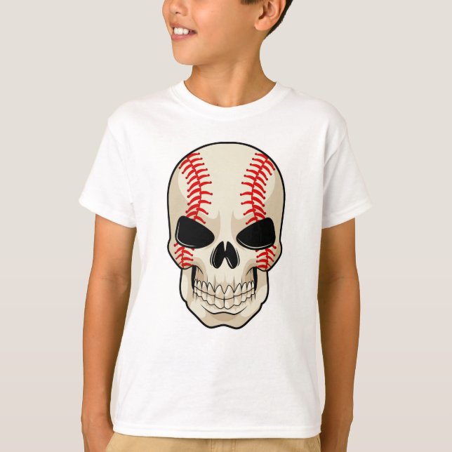 Camiseta Skull Baseball Sports (Anverso)