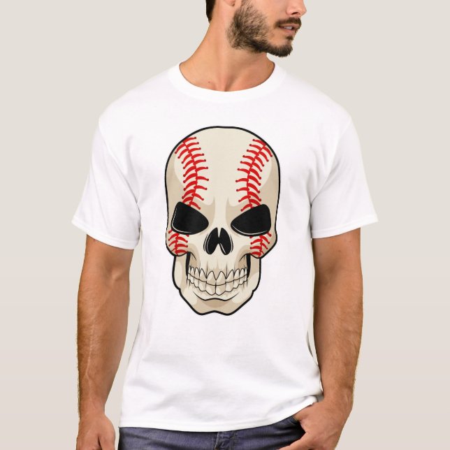 Camiseta Skull Baseball Sports (Anverso)